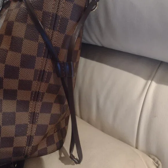 💯% Authentic Louis Vuitton  Neverfull Damier Ebene MM FULL SET🌹 - Picture 10 of 16